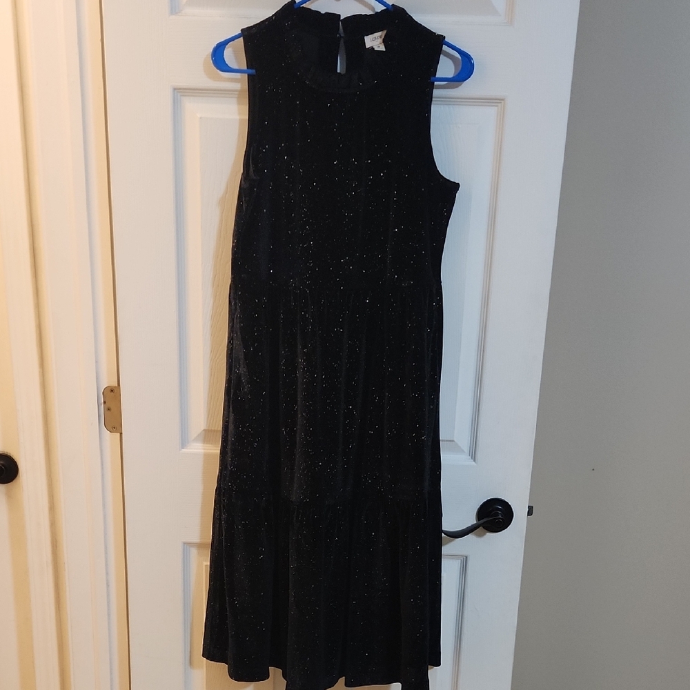 Black Sleeveless Sparkle Dress